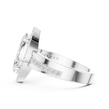 0.264 CT Marquise & Round Lab Grown Diamond Ring | WOKE