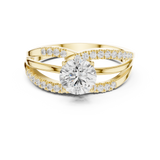 1.064 CT Round Lab Grown Diamond Ring | WOKE
