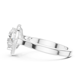 1.82 CT Heart & Round Lab Grown Diamond Ring | WOKE