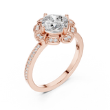 1.678 CT Round Lab Grown Diamond Ring | WOKE