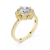 1.678 CT Round Lab Grown Diamond Ring | WOKE