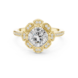 1.678 CT Round Lab Grown Diamond Ring | WOKE