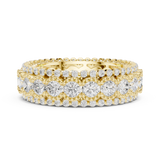 3.212 CT Round Lab Grown Diamond Ring | WOKE