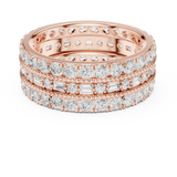2.27 CT Round & Baguette Lab Grown Diamond Ring | WOKE