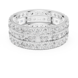 2.27 CT Round & Baguette Lab Grown Diamond Ring | WOKE