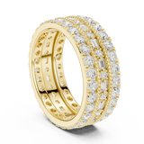 2.27 CT Round & Baguette Lab Grown Diamond Ring | WOKE