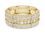 2.27 CT Round & Baguette Lab Grown Diamond Ring | WOKE