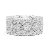 3.77 CT Princess &  Round Lab Grown Diamond Ring | WOKE