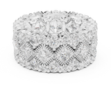 3.77 CT Princess &  Round Lab Grown Diamond Ring | WOKE