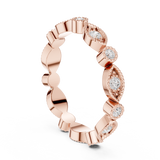 0.49 CT   Round Lab Grown Diamond Ring | WOKE