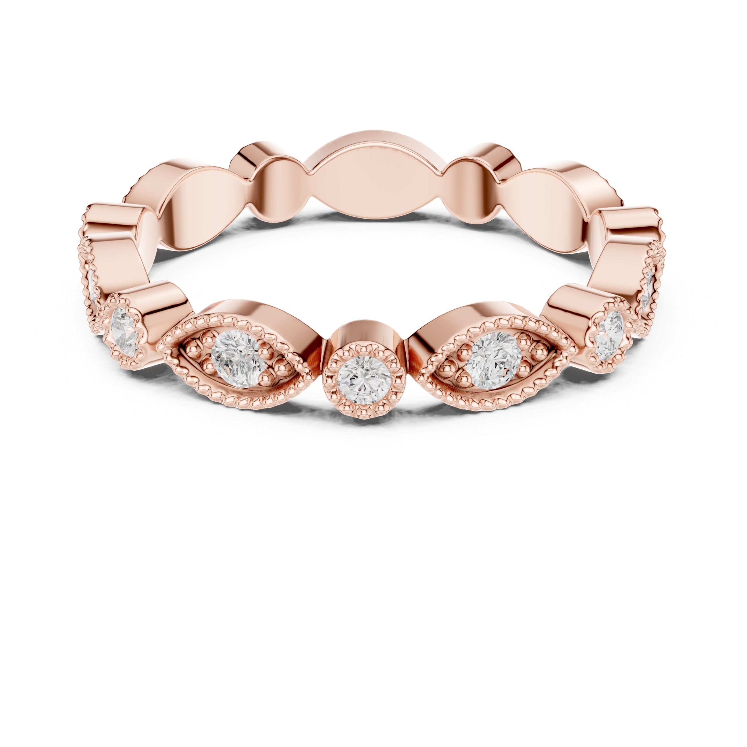 0.49 CT   Round Lab Grown Diamond Ring | WOKE
