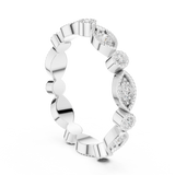 0.49 CT   Round Lab Grown Diamond Ring | WOKE