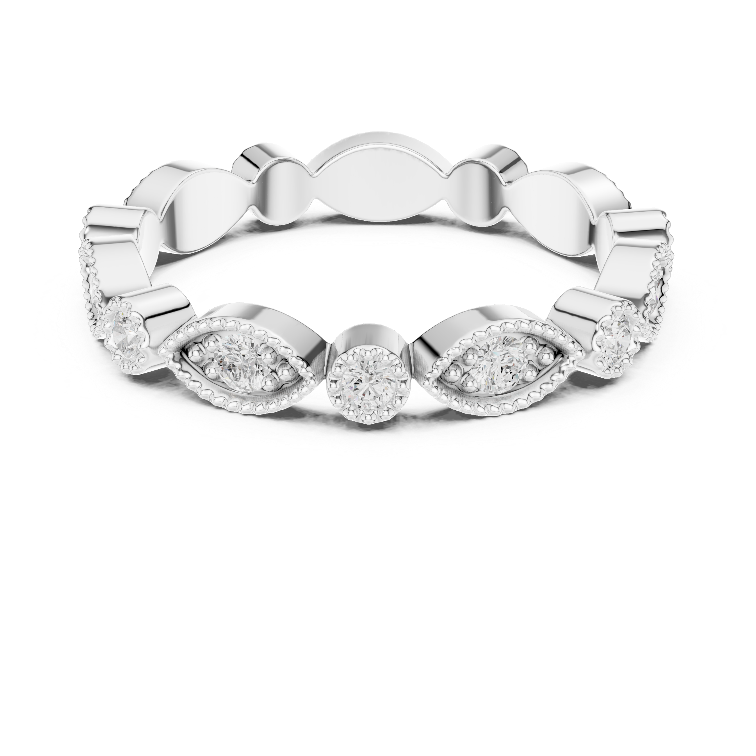 0.49 CT   Round Lab Grown Diamond Ring | WOKE