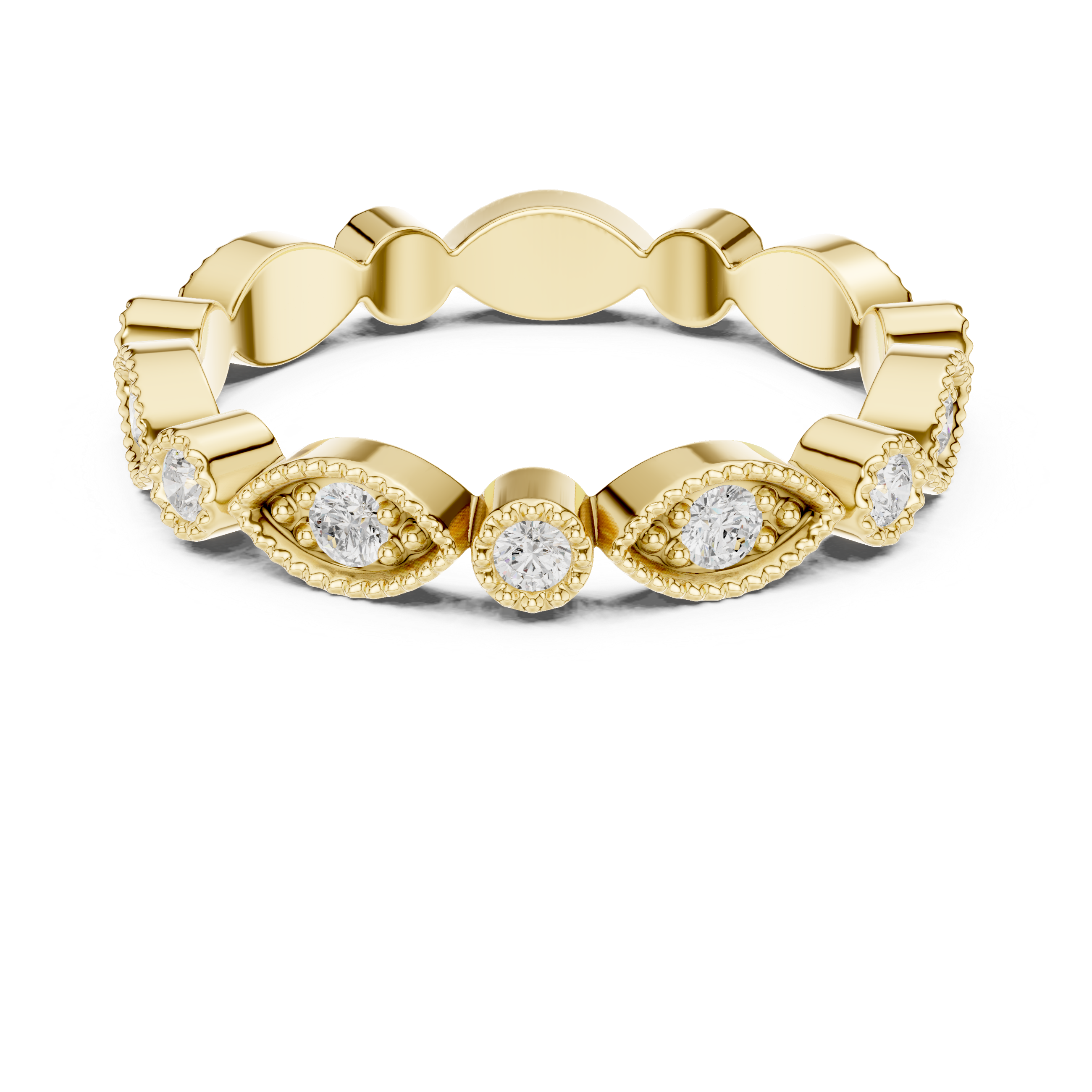 0.49 CT   Round Lab Grown Diamond Ring | WOKE