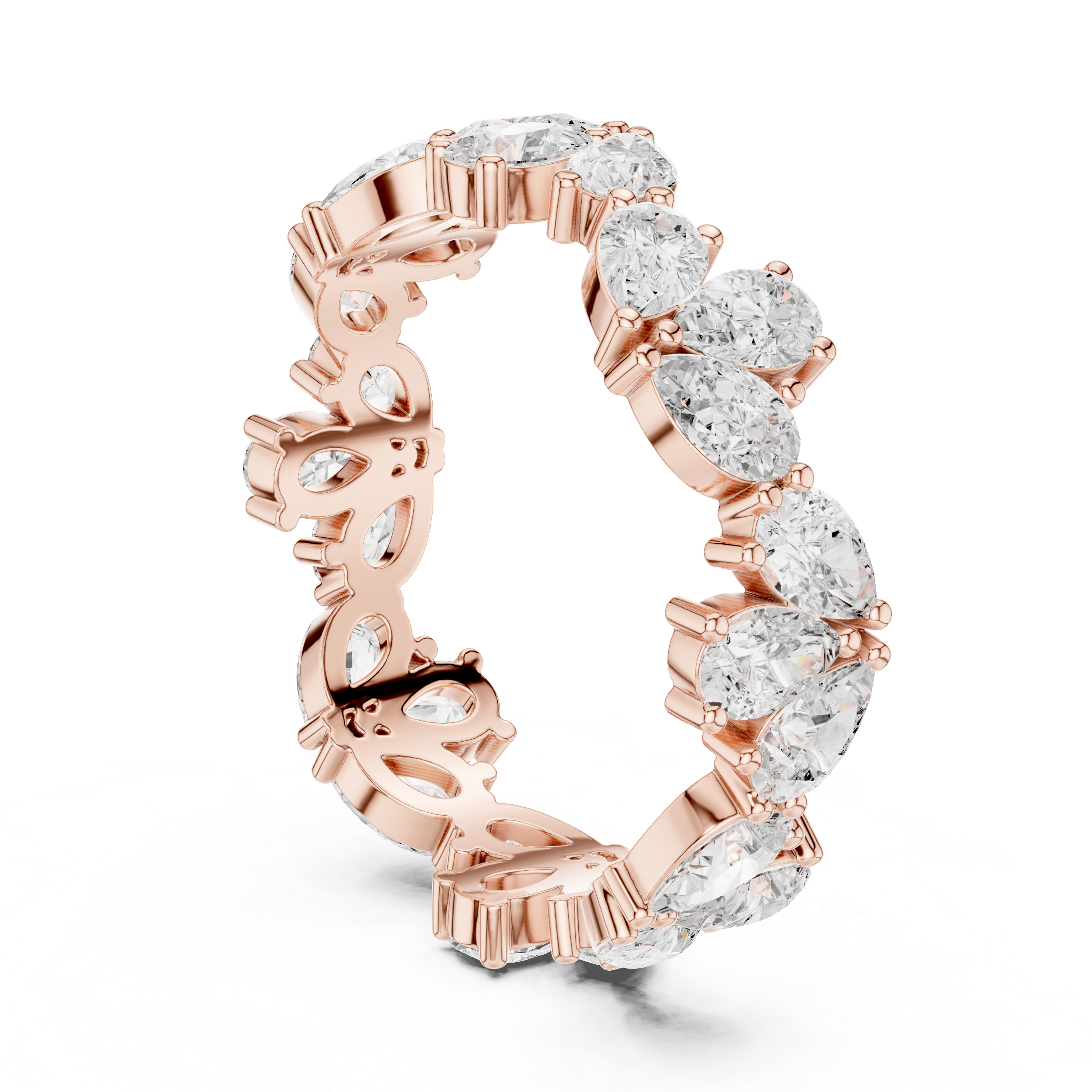 2.22 CT  Pear Lab Grown Diamond Ring | WOKE