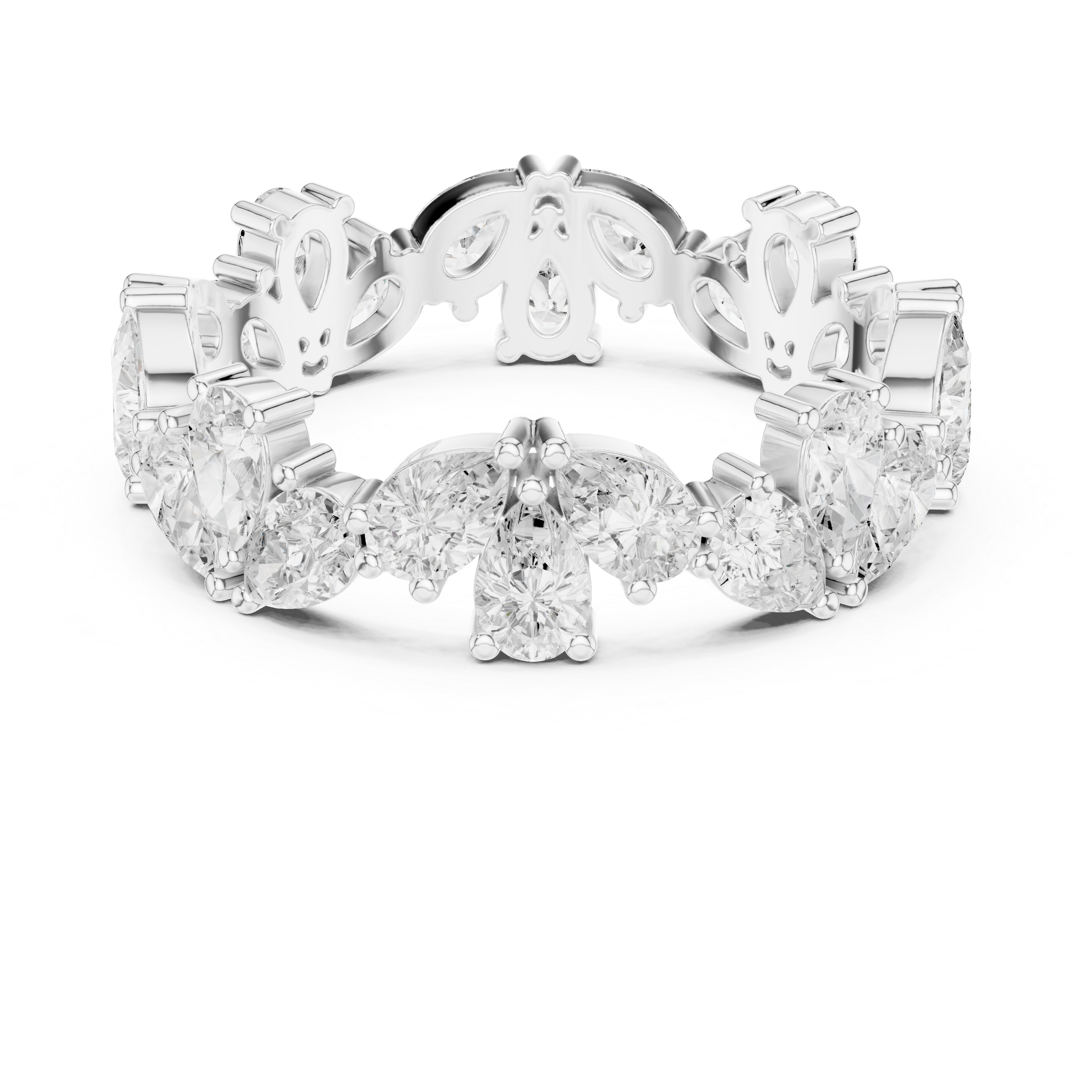 2.22 CT  Pear Lab Grown Diamond Ring | WOKE