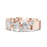 1.88 CT Round & Pear Lab Grown Diamond Ring | WOKE