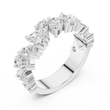 1.88 CT Round & Pear Lab Grown Diamond Ring | WOKE