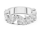1.88 CT Round & Pear Lab Grown Diamond Ring | WOKE