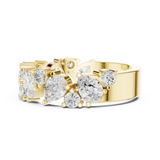 1.88 CT Round & Pear Lab Grown Diamond Ring | WOKE