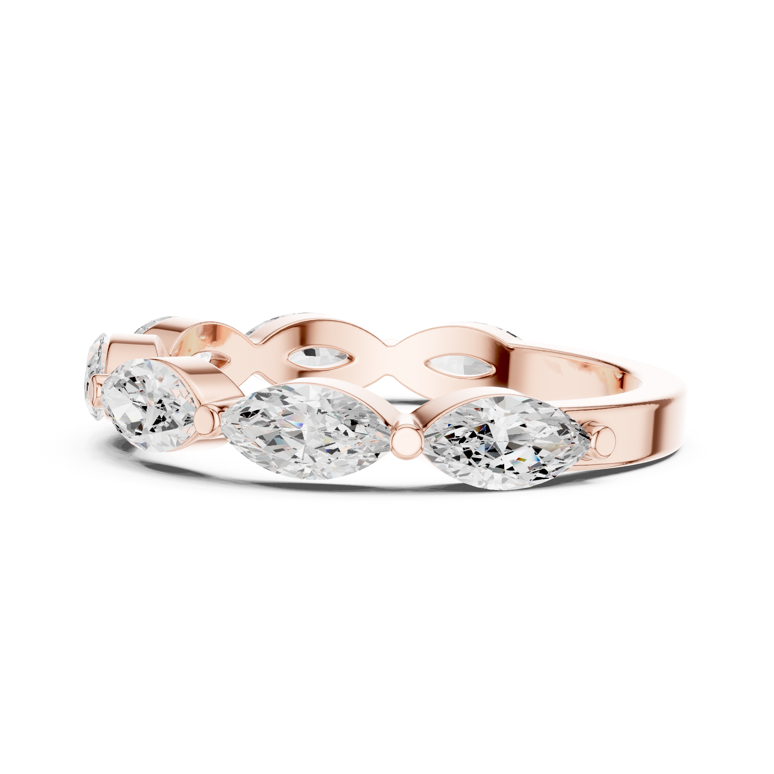 2.1 CT Marquise Grown Diamond Ring | WOKE