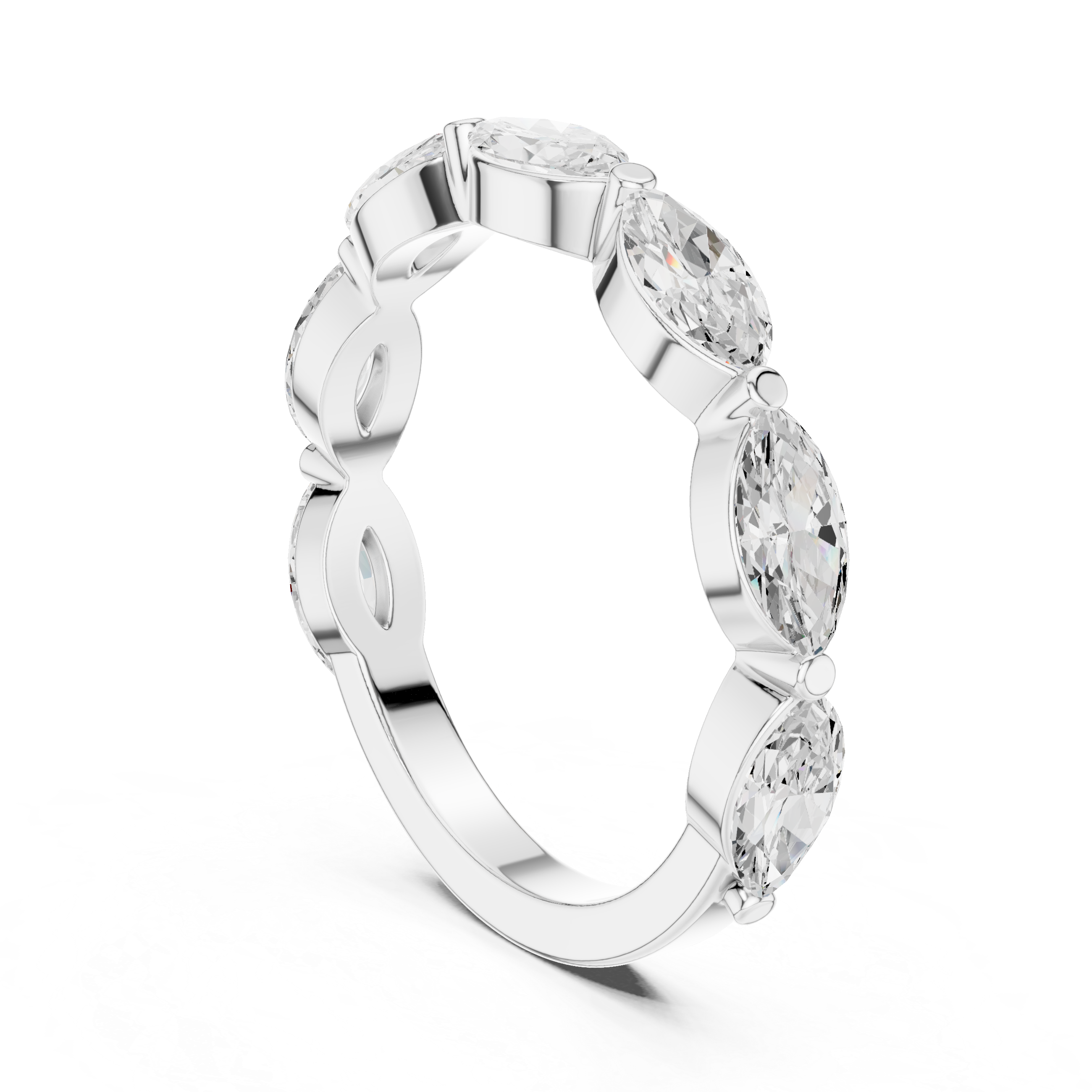 2.1 CT Marquise Grown Diamond Ring | WOKE