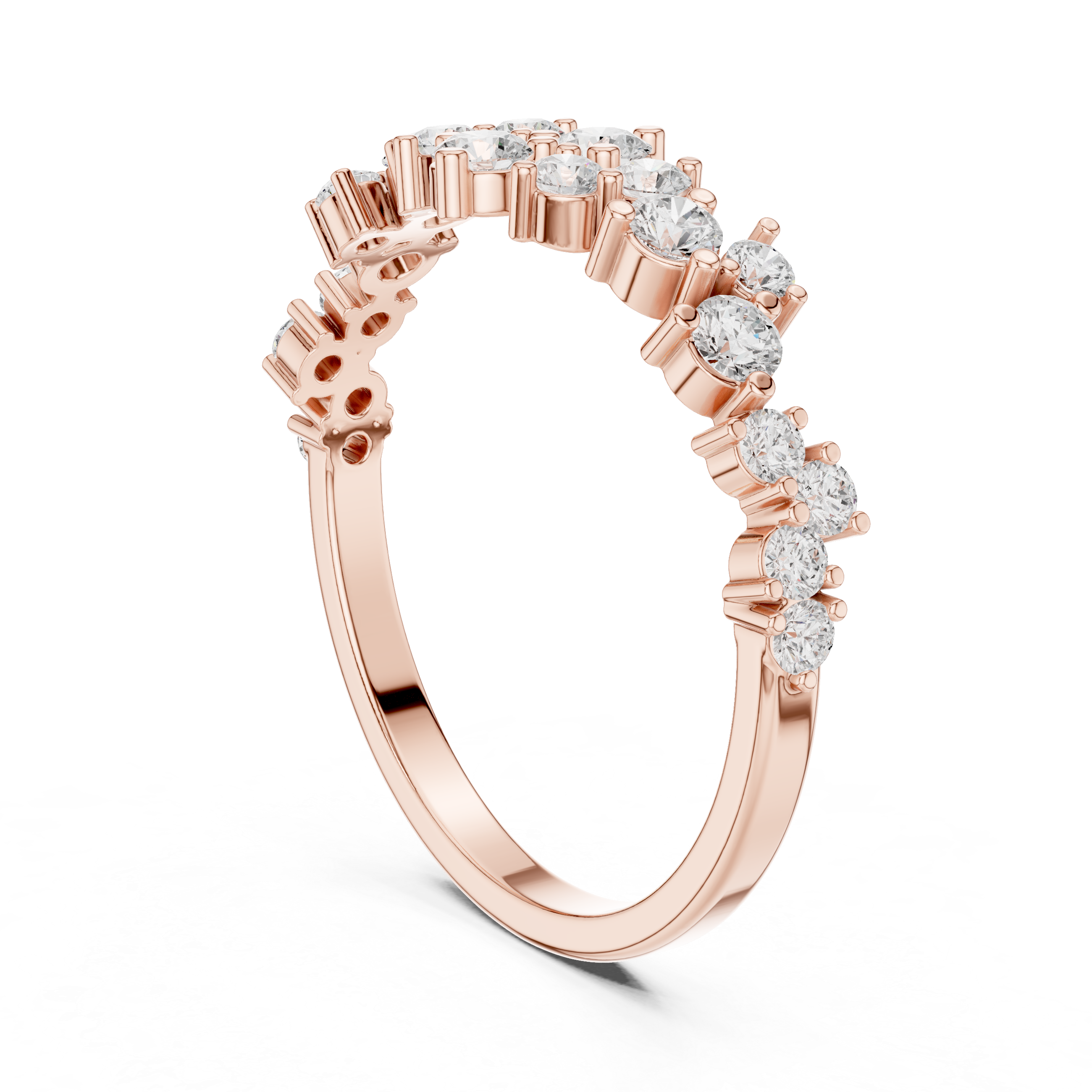 0.54 CT Round Lab Grown Diamond Ring | WOKE