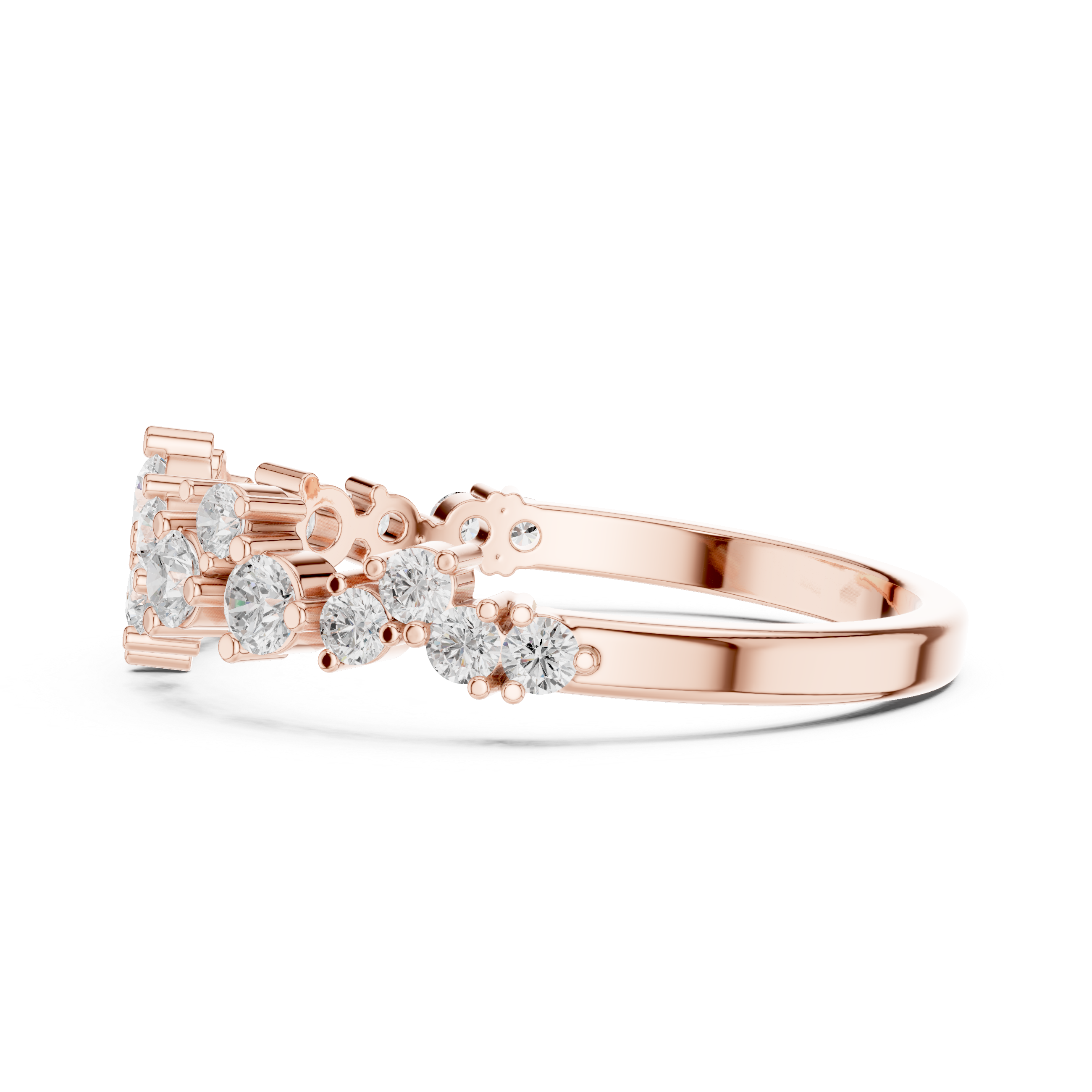 0.54 CT Round Lab Grown Diamond Ring | WOKE