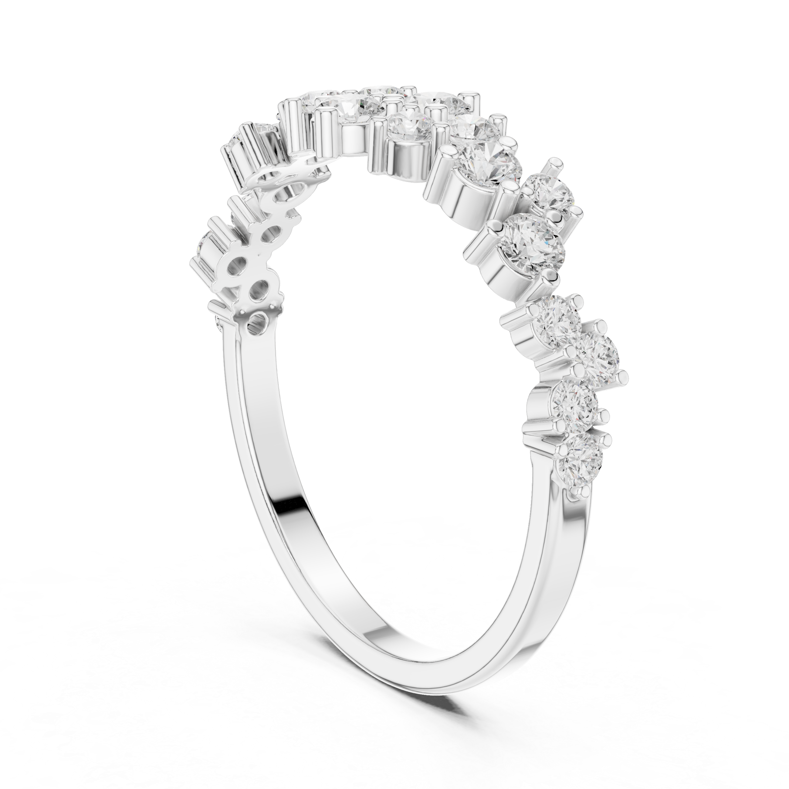 0.54 CT Round Lab Grown Diamond Ring | WOKE