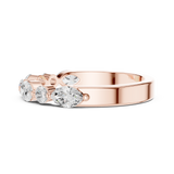 0.785  CT Marquise & Round Lab Grown Diamond Ring | WOKE