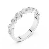 0.785  CT Marquise & Round Lab Grown Diamond Ring | WOKE