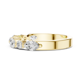 0.785  CT Marquise & Round Lab Grown Diamond Ring | WOKE