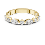 0.785  CT Marquise & Round Lab Grown Diamond Ring | WOKE