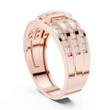 0.748 CT  Round Lab Grown Diamond Ring | WOKE