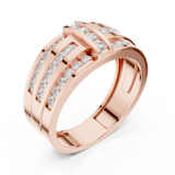 0.748 CT  Round Lab Grown Diamond Ring | WOKE