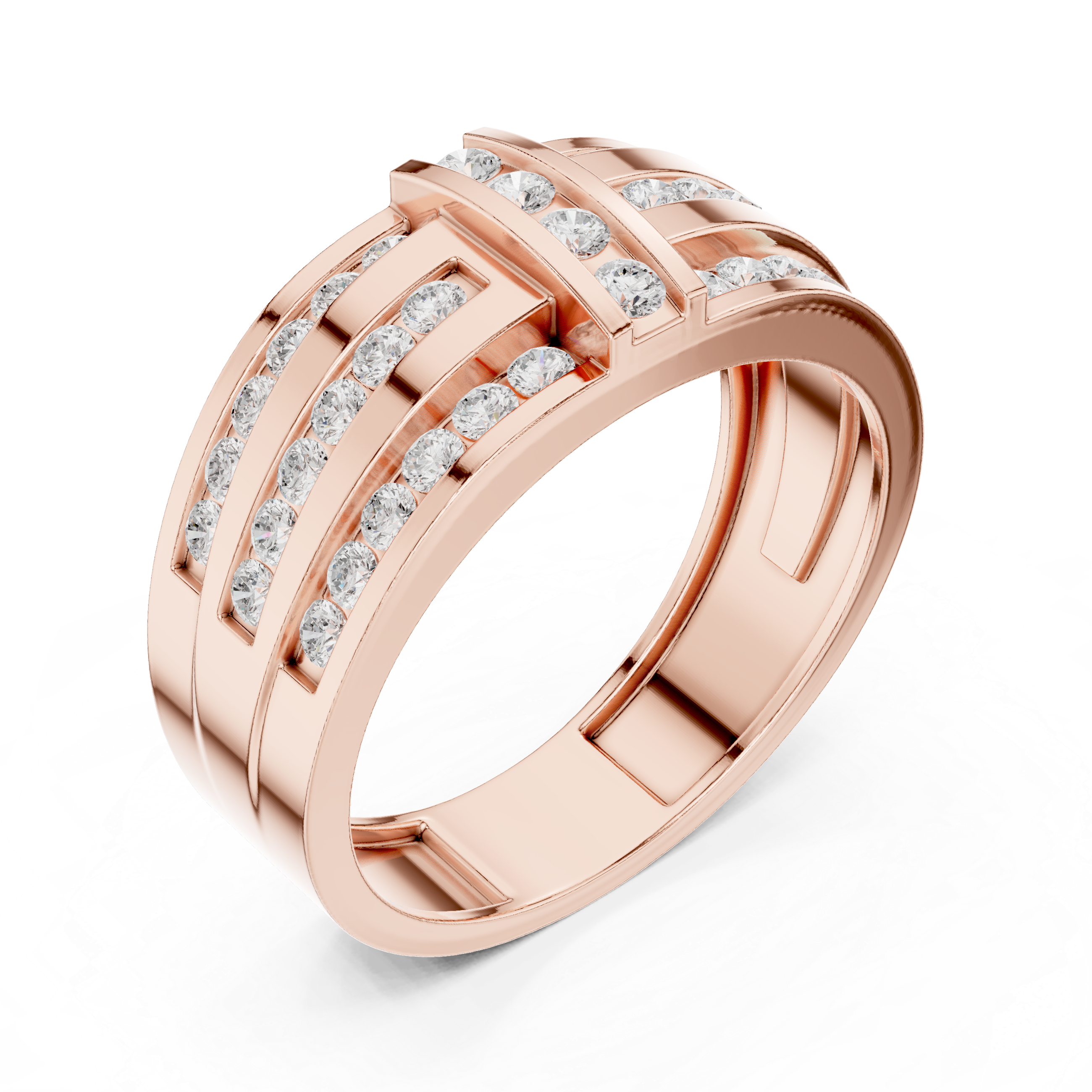 0.748 CT  Round Lab Grown Diamond Ring | WOKE