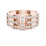 0.748 CT  Round Lab Grown Diamond Ring | WOKE