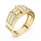 0.748 CT  Round Lab Grown Diamond Ring | WOKE