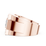 1.32 CT  Princess & Round Lab Grown Diamond Ring | WOKE