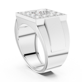 1.32 CT  Princess & Round Lab Grown Diamond Ring | WOKE