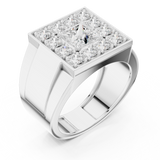 1.32 CT  Princess & Round Lab Grown Diamond Ring | WOKE