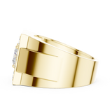 1.32 CT  Princess & Round Lab Grown Diamond Ring | WOKE