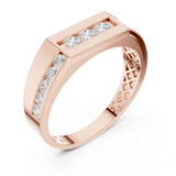0.545 CT   Round Lab Grown Diamond Ring | WOKE