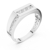 0.545 CT   Round Lab Grown Diamond Ring | WOKE