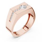 0.68 CT   Round Lab Grown Diamond Ring | WOKE