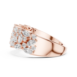 0.255 CT  Marquise & Round Lab Grown Diamond Ring | WOKE