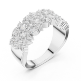 0.255 CT  Marquise & Round Lab Grown Diamond Ring | WOKE
