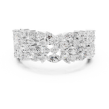0.255 CT  Marquise & Round Lab Grown Diamond Ring | WOKE