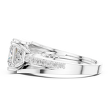 0.23 CT  Princess & Round Lab Grown Diamond Ring | WOKE