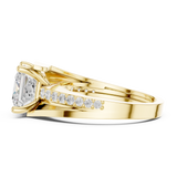 0.23 CT  Princess & Round Lab Grown Diamond Ring | WOKE
